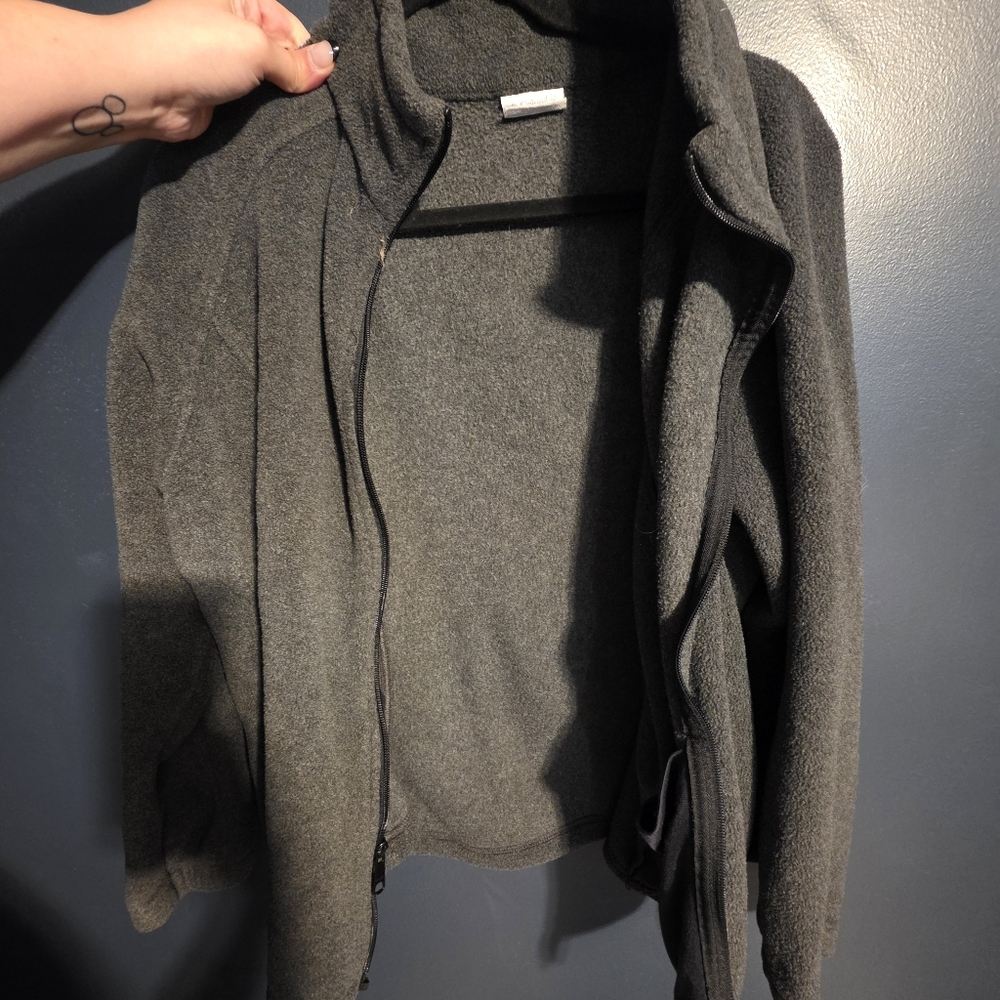 Columbia Charcoal Fleece Jacket